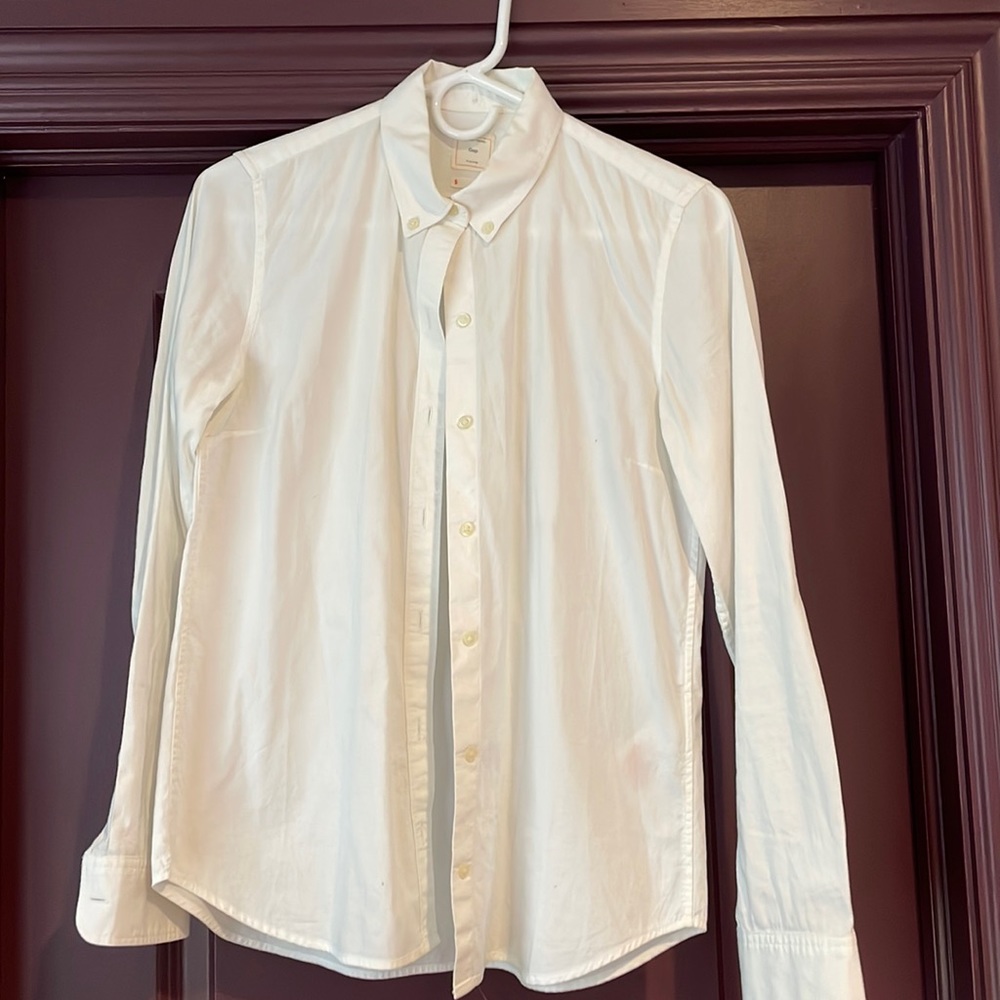 Basic white button down from the Gap